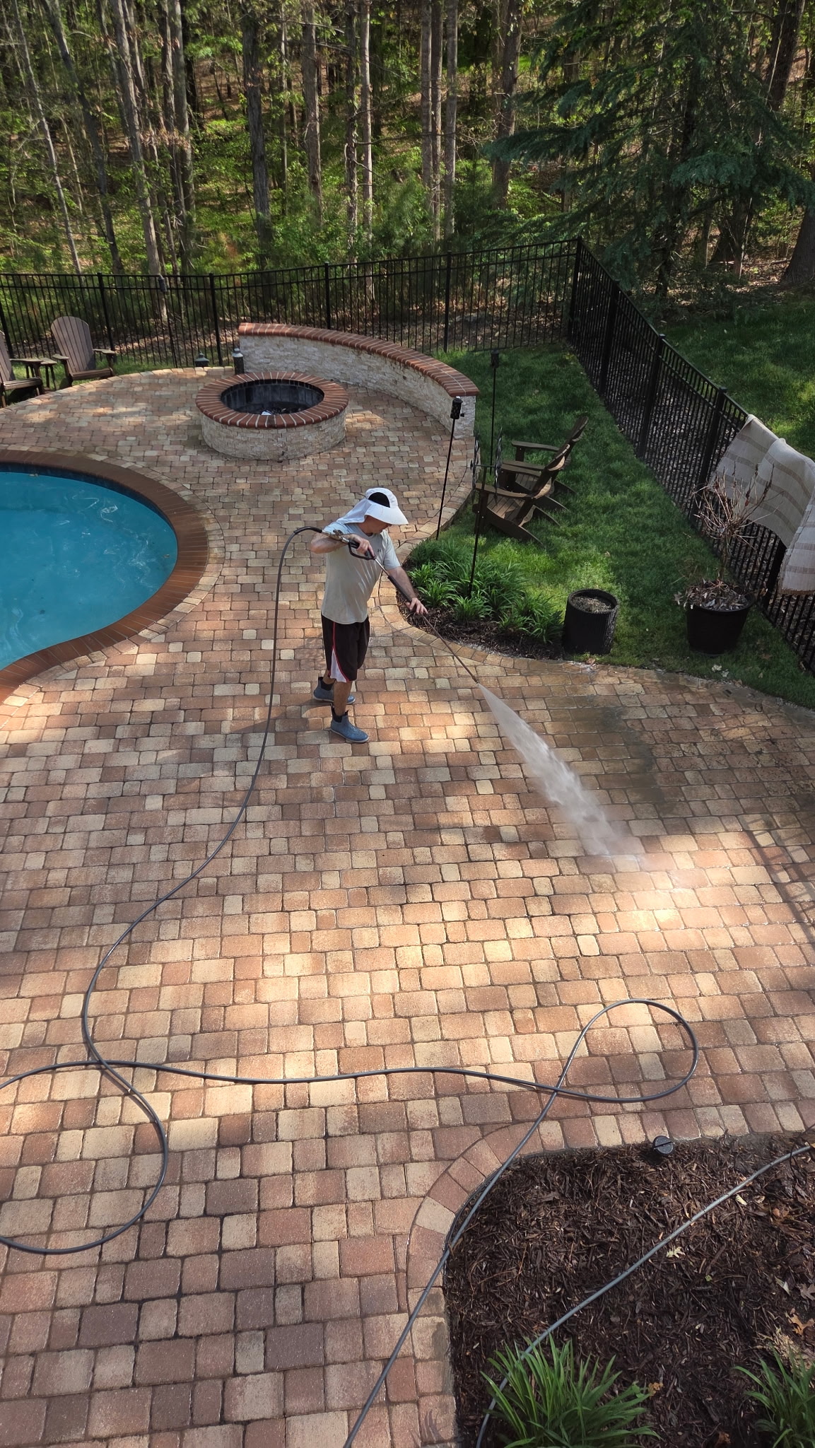 Professional Pool Deck Pressure Washing, Denver NC